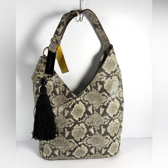 Donna Karan Handbags - Donna Karan Black and Cream Hobo Bag